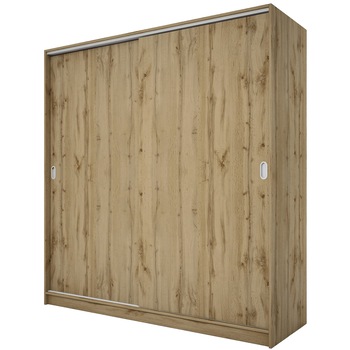 Dulap Irim Vegas 180x59x191 cm, usi glisante, culoare Sejar Dakota Dulap Irim Vegas 180x59x191 cm, usi glisante, culoare Sejar Dakota