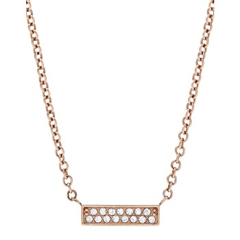 Colier Fossil Vintage Glitz JF03031791, Rose gold Colier Fossil Vintage Glitz JF03031791, Rose gold