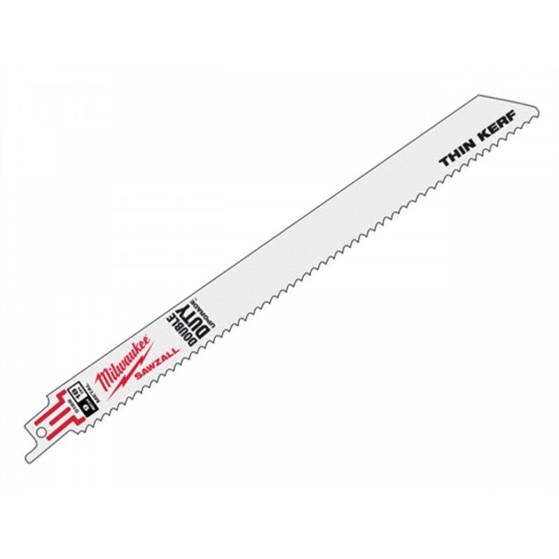 Set 5 panze THIN KERF, Milwaukee, pentru fierastrau sabie, metal, S1122EF, 230mm, 18Tpi