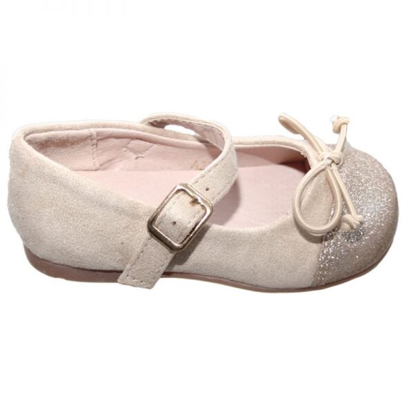 Pantofiori copii cu fundita A2704 Truffi, Auriu