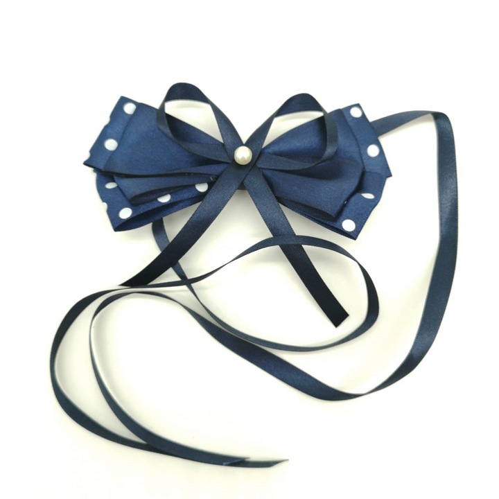 Papion, Fleurs de Papillons, saten, bleumarin