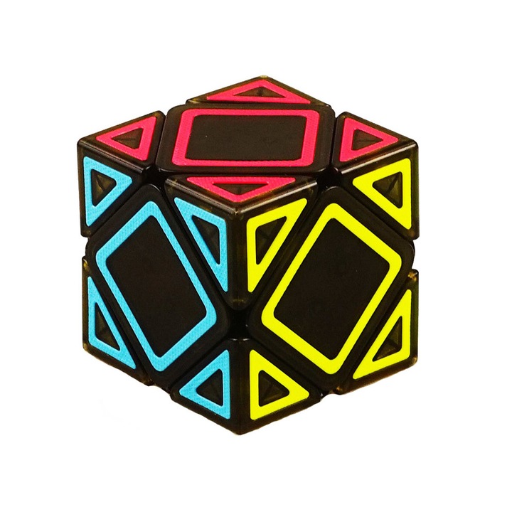 Магически куб BV QiYi CiYuan Skewb Dimension, 3x3x3, Многоцветно, 200CUB