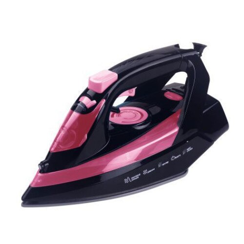 Fier de calcat cu talpa din ceramica, HB-7899, 2300 W, 400 ml, Roz