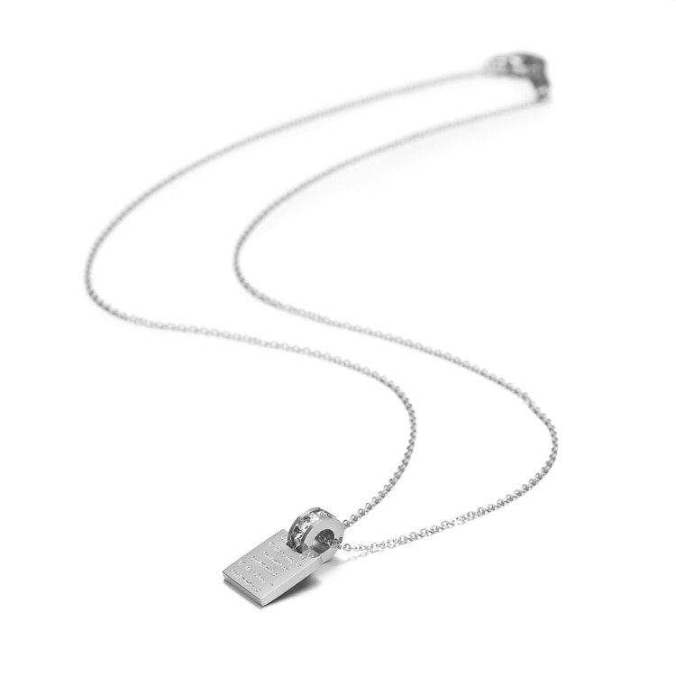 Colier Pierre Ricaud PR502.5WZ/129, dama, inox, argintiu, lungime 50cm