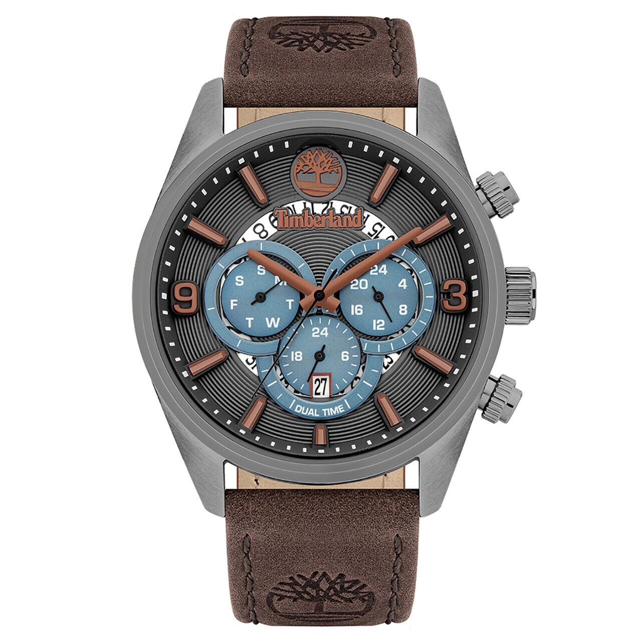 Ceas barbatesc Timberland TBL16014JSU.13 Ellswood, 46mm, 5ATM, Gri