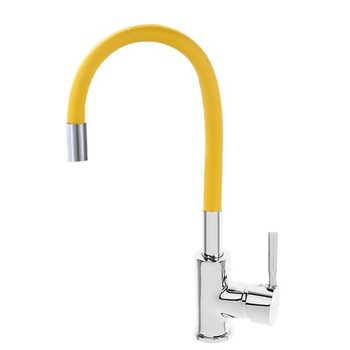 Baterie sanitara Trigor TR4451-XI-K Orange, cu pipa flexibila Baterie sanitara Trigor TR4451-XI-K Orange, cu pipa flexibila