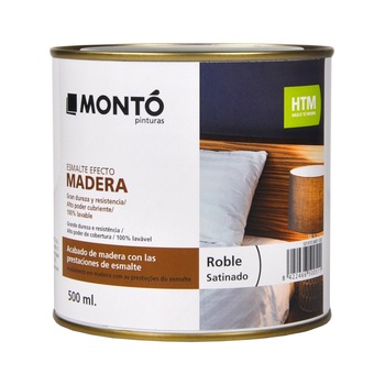 Email poliuretanic satinat, multisuprafete, efect lemn, MONTO SPANIA, nogal, 500ml Email poliuretanic satinat, multisuprafete, efect lemn, MONTO SPANIA, nogal, 500ml