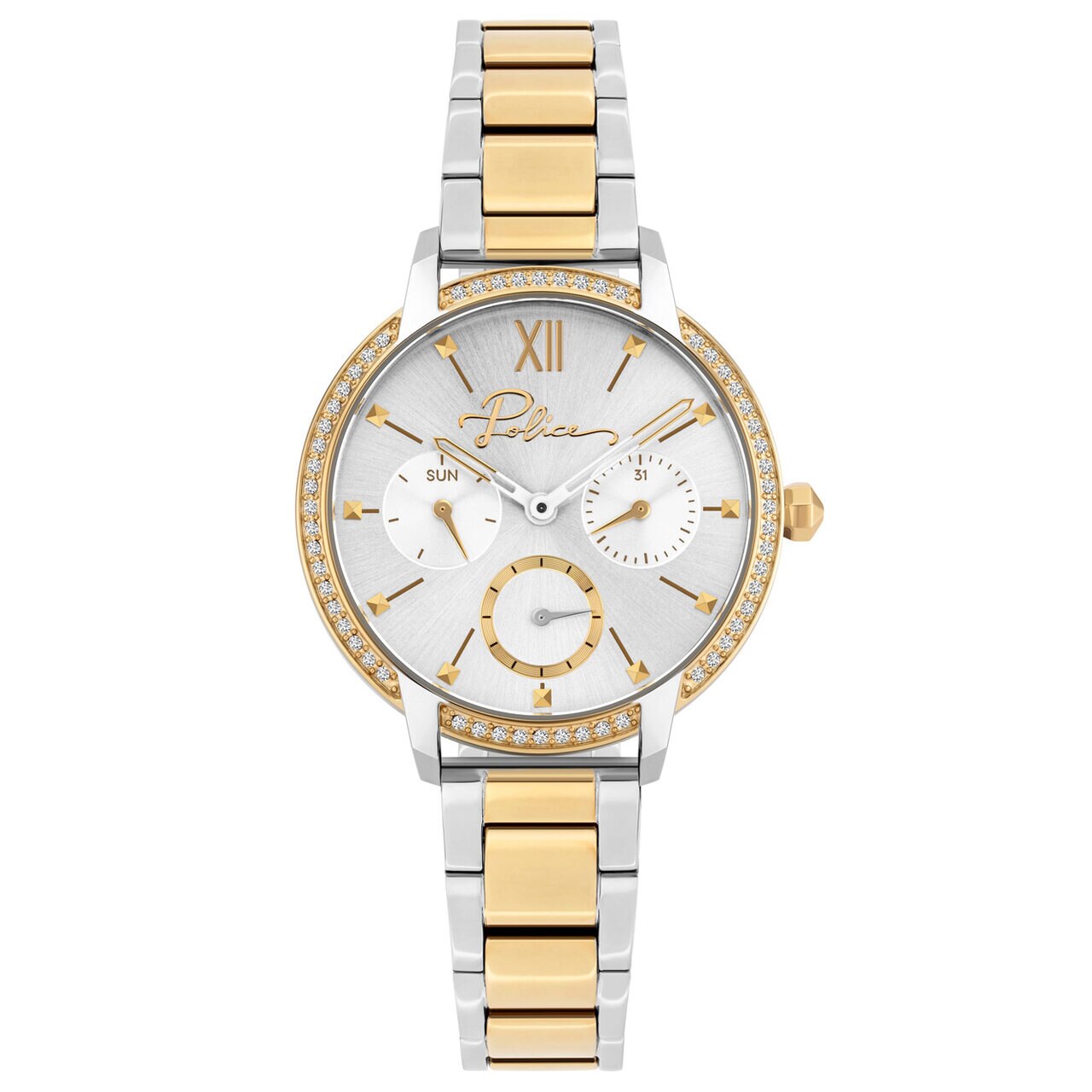 Ceas de dama Police PL16043BSTG.04M Nadu, 34mm, 3ATM, Auriu