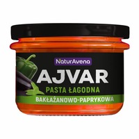 Pasta de legume cu ardei gras si vanata 185g 100 % natural