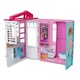 Къща за кукли тип куфар с кукла Barbie Everyday, 53x13x32 cm, многоцветен