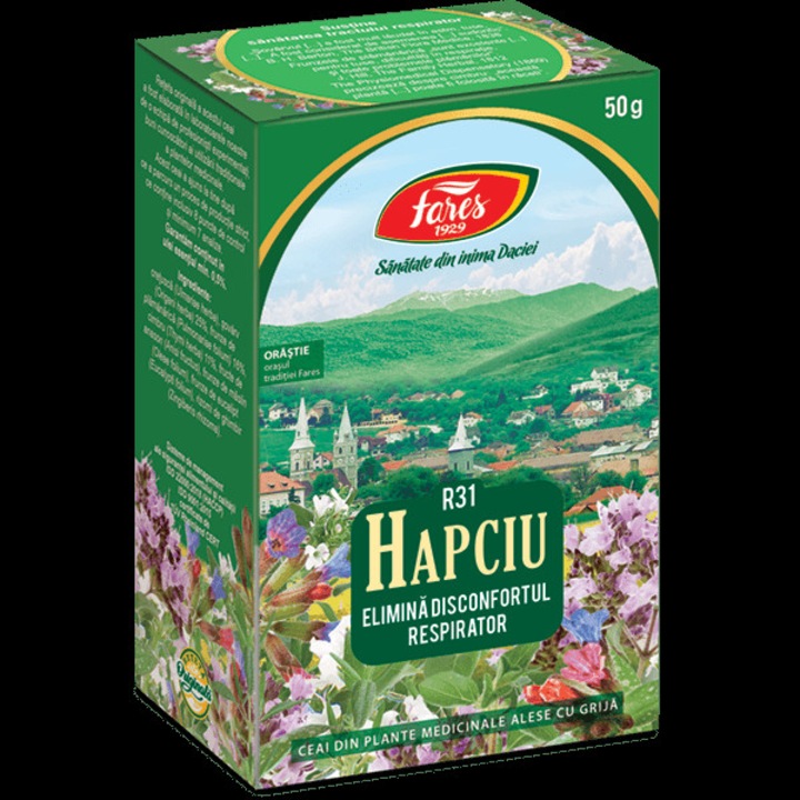 Чай Hapciu, Fares, при дихателен дискомфорт, торбичка 50 гр