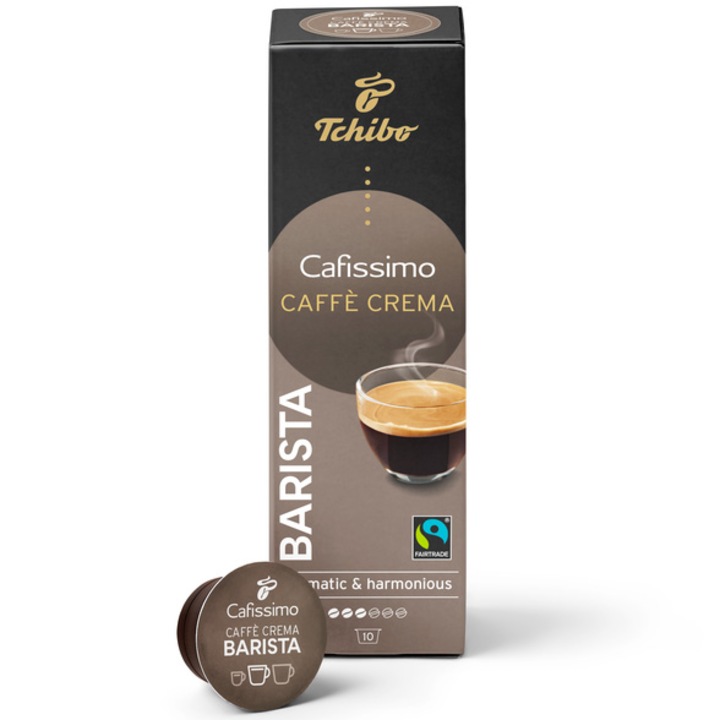 Cafea capsule Tchibo Cafissimo Barista Caffe Crema, 10 capsule, 80 g