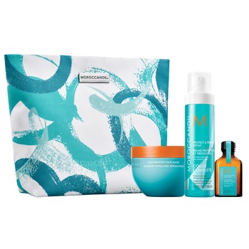 Pachet Promo Morrocanoil pentru par deteriorat:Spray Moroccanoil Color Complete pentru protectia parului vopsit, 160 ml+Masca de par Moroccanoil Repair pentru par deteriorat, 250 ml+Tratament Moroccanoil pentru toate tipurile de par, 25 ml Pachet Promo Morrocanoil pentru par deteriorat:Spray Moroccanoil Color Complete pentru protectia parului vopsit, 160 ml+Masca de par Moroccanoil Repair pentru par deteriorat, 250 ml+Tratament Moroccanoil pentru toate tipurile de par, 25 ml