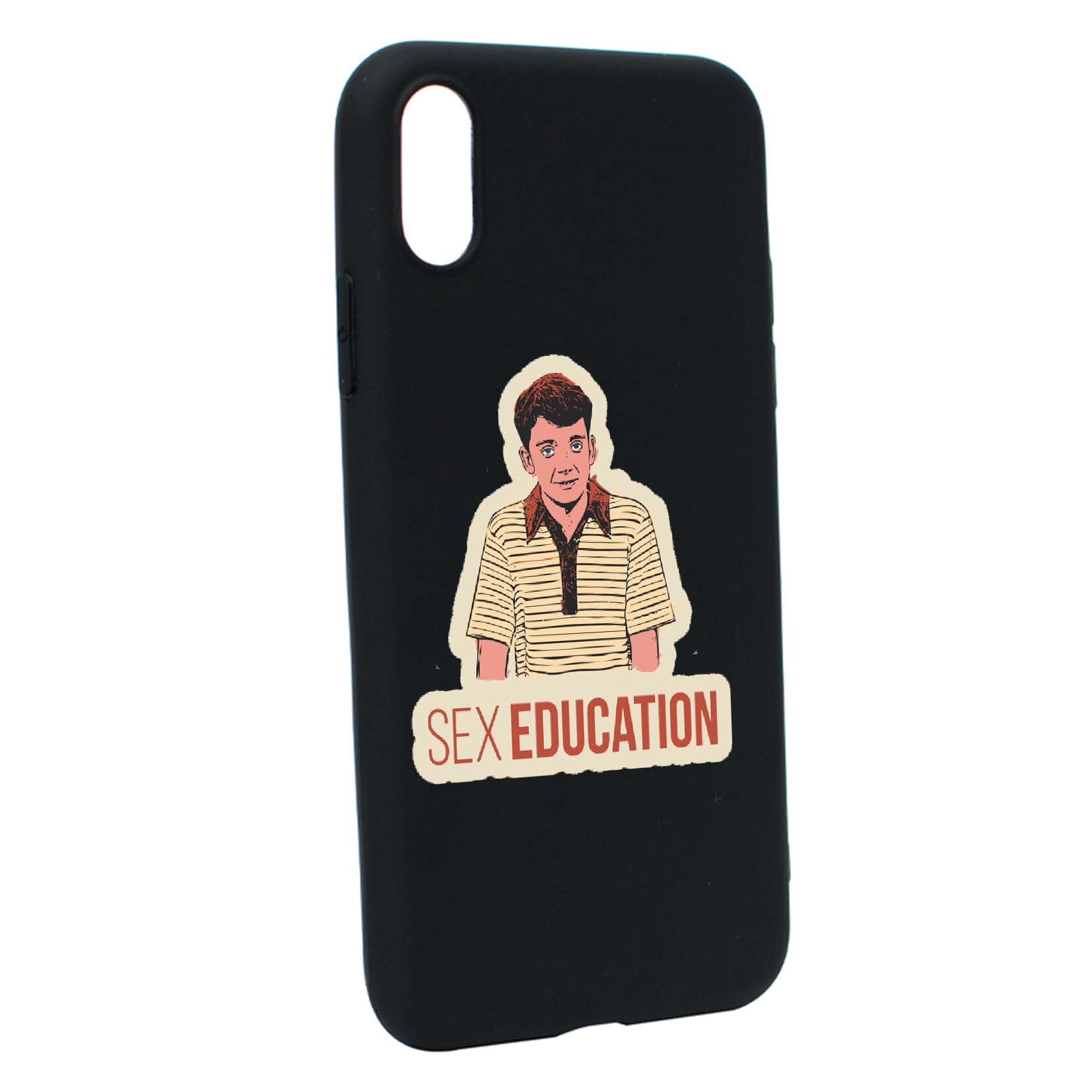 Husa de protectie Sex Education, Movie, pentru Apple iPhone XS / X, rezistenta la uzura, anti-alunecare, din silicon Premium, B568