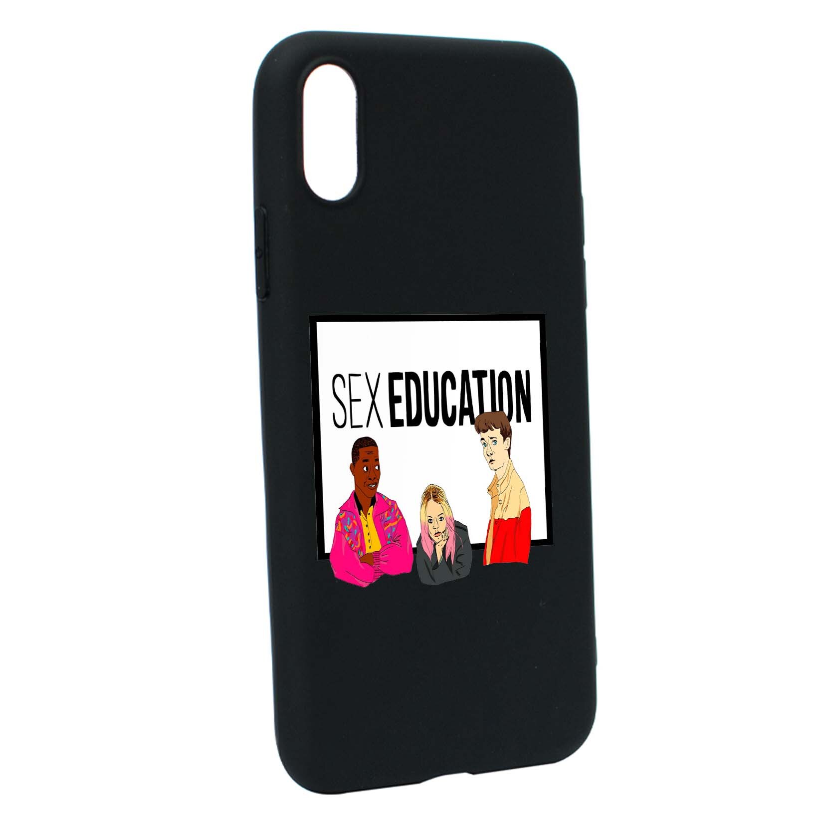 Husa de protectie Sex Education, Movie, pentru Apple iPhone XS / X, rezistenta la uzura, anti-alunecare, din silicon Premium, B565
