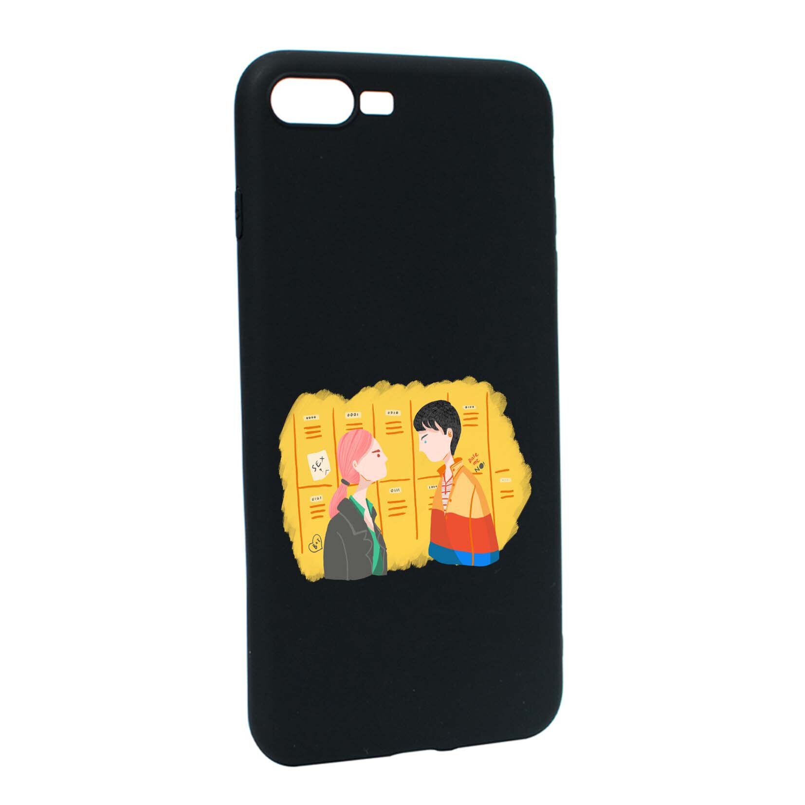 Husa de protectie Sex Education, Movie, pentru Apple iPhone 7 Plus / 8 Plus, rezistenta la uzura, anti-alunecare, din silicon Premium, B563