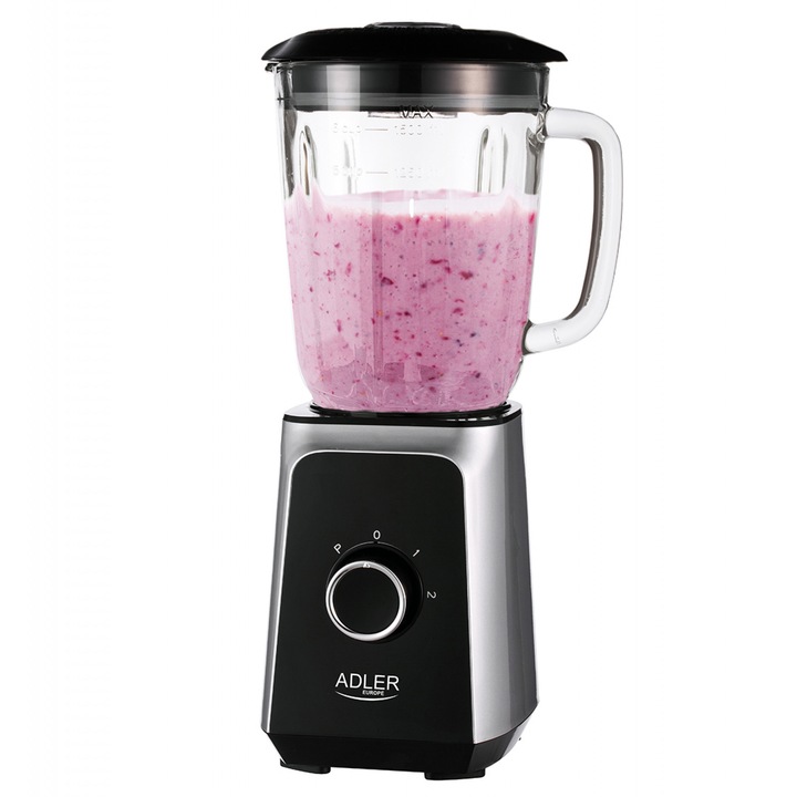 Blender, Adler, 1000W, 1.5 l, Negru