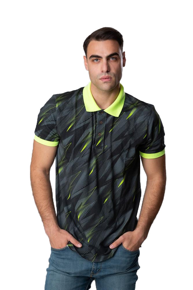Tricou polo Reflex 201860-02, Gri inchis, Gri inchis