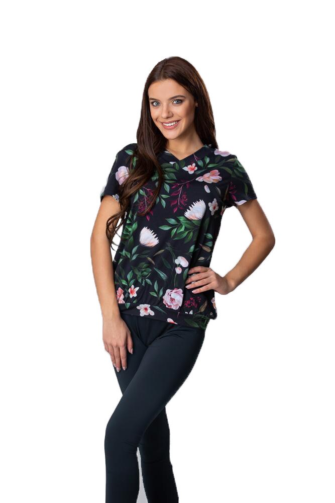 Tricou Reflex 201886-03, Alb, Albastru inchis