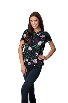 Tricou Reflex 201886-03, Alb, Albastru inchis Tricou Reflex 201886-03, Alb, Albastru inchis