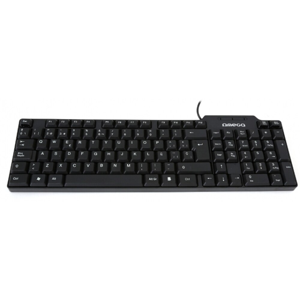 Tastatura universala Omega OK05T, Antistropi, Conectare USB, Negru