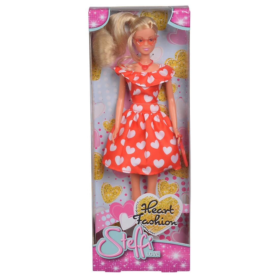 Papusa Steffi Love - Heart Fashion, 29 cm