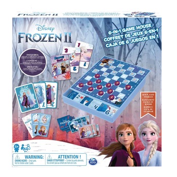 Set jocuri Spin Master 6 in 1 - Disney Frozen II Set jocuri Spin Master 6 in 1 - Disney Frozen II