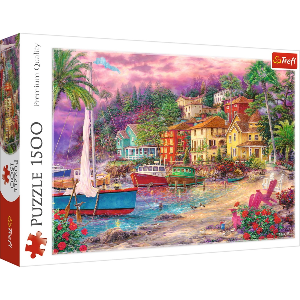 Puzzle Trefl, Apus pe coasta, 1500 piese