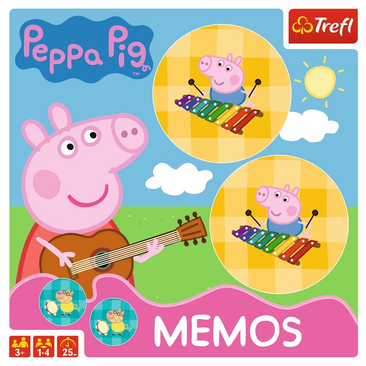 Игра Trefl Memo, Peppa Pig