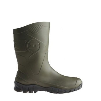 Cizme de cauciuc Dunlop, marimea 43, verde, model universal, protectie apa si noroi Cizme de cauciuc Dunlop, marimea 43, verde, model universal, protectie apa si noroi