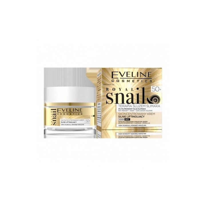 Крем за лице Eveline Royal Snail против бръчки с екстракт от охлюви 50+ 50 мл за жени