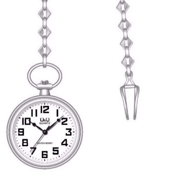Ceas de buzunar Q&Q C170 Silver Pocket