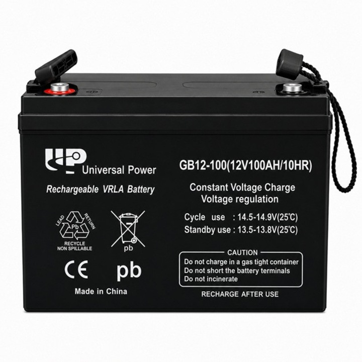 VRLA Тягов акумулатор Universal Power 12V 100Ah GB12-100