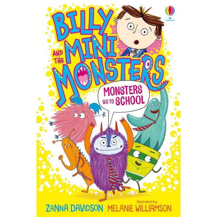 Carte de citit "Billy and the Mini Monsters - Monsters go to School", 6 ani+, Usborne