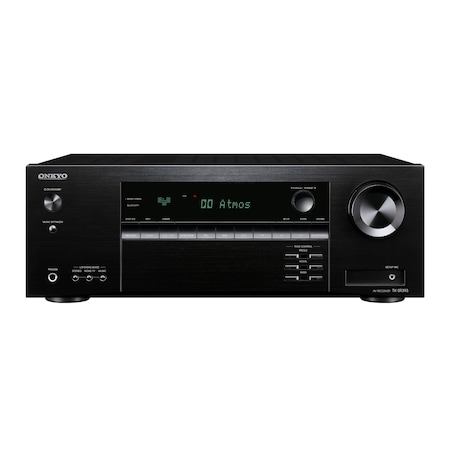 Receiver AV Onkyo TX-SR393, 5.2 Canale, Dolby Atmos, DTS:X, 4K HDR Ultra HD, Bluetooth, Negru