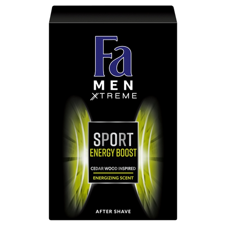 Fa Men borotválkozás utáni arcszesz Xtreme Sport Energy Boost, 100 ml