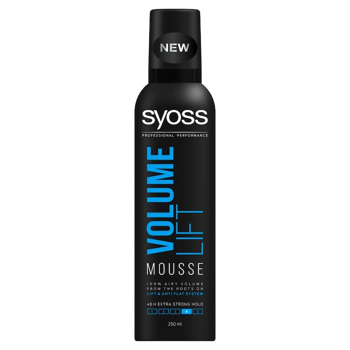 Spuma de par pentru volum, Syoss, 250 ml