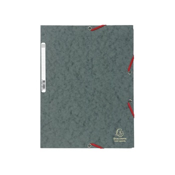 Mapa din carton cu elastic gri Mapa din carton cu elastic gri