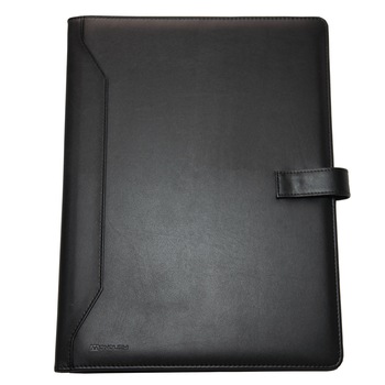 Mapa conferinta A4, cu blocnotes si buton, MONOLITH 2900, neagra Mapa conferinta A4, cu blocnotes si buton, MONOLITH 2900, neagra