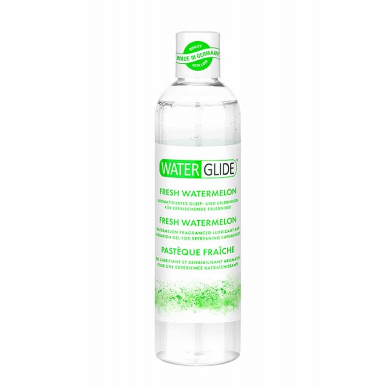 Lubrifiant pe baza de apa Waterglide cu aroma de pepene 300 ml