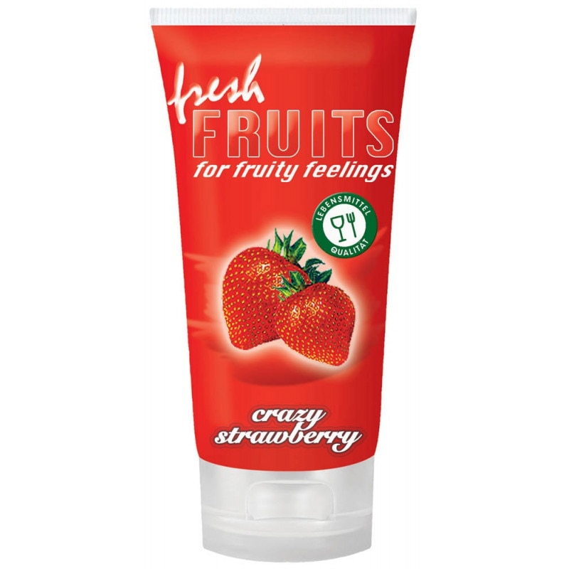 Lubrifiant pe baza de apa FreshFruits Crazy Strawberry 150 ml