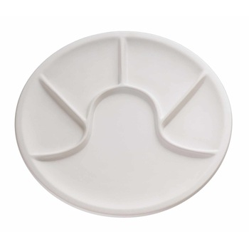 Platou servire fondue rotund 25 cm, Alb, Kuchenprofi Platou servire fondue rotund 25 cm, Alb, Kuchenprofi