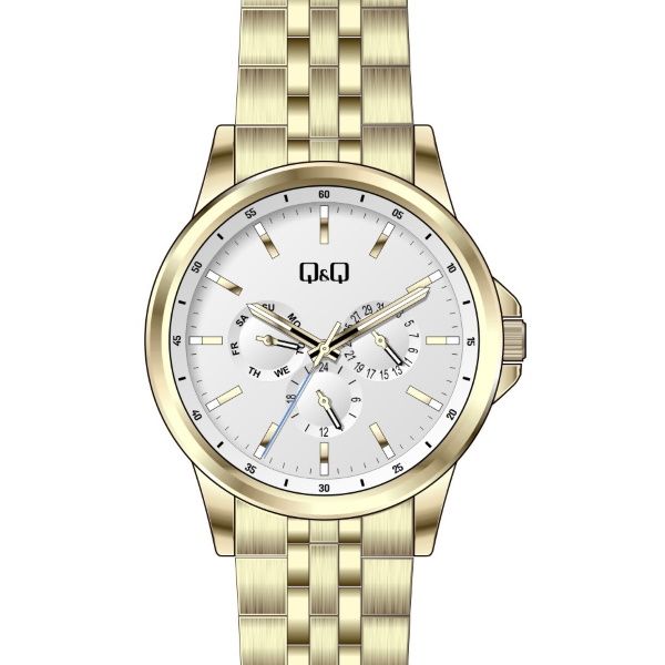 Ceas Q&Q AA32J802Y, auriu, data, indicator 24H