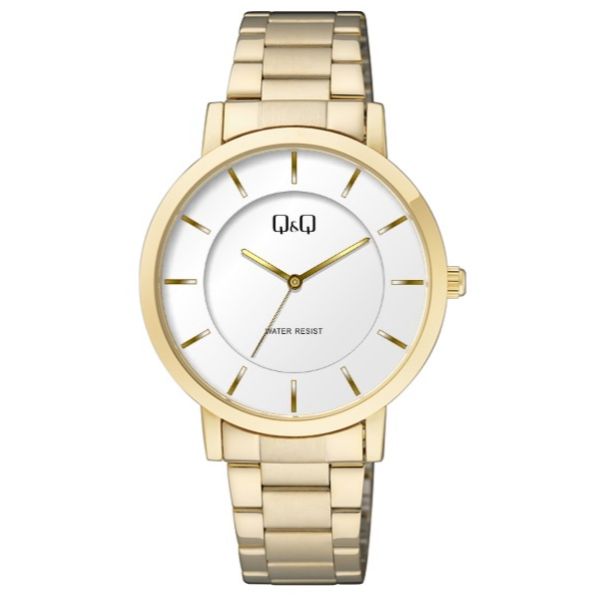Ceas Q&Q Q944J814Y, clasic, elegant, auriu