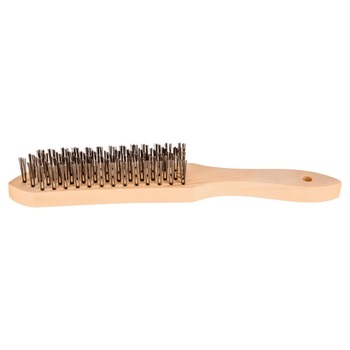 Perie de sarma, maner din lemn, 5 randuri, Topex 14A615 Perie de sarma, maner din lemn, 5 randuri, Topex 14A615