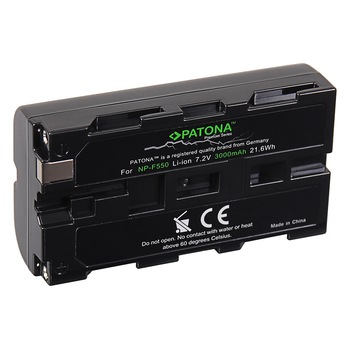 Acumulator PATONA Premium tip Sony NP-F550 NP-F750 NP-F970 NP-F990 celule LG Acumulator PATONA Premium tip Sony NP-F550 NP-F750 NP-F970 NP-F990 celule LG