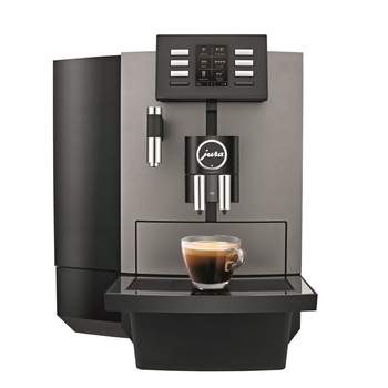 Espressor automat profesional JURA X6, 80 de portii recomandate zilnic, 12 specialitati One Touch, tehnologie P.E.P.®, afisaj TFT, 15 bari, 5 l, 500 gr, Dark Inox Espressor automat profesional JURA X6, 80 de portii recomandate zilnic, 12 specialitati One Touch, tehnologie P.E.P.®, afisaj TFT, 15 bari, 5 l, 500 gr, Dark Inox