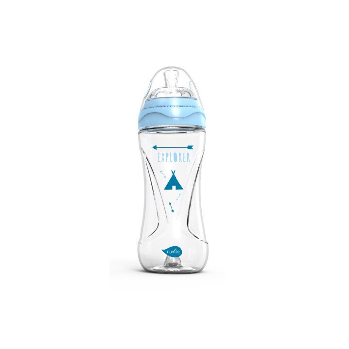 Biberon 330ml albastru - 6051 Nuvita