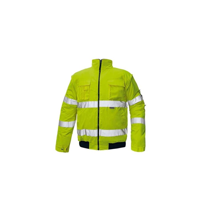 CLOVELLY HV sárga/navy kabát, XXXL-es méret