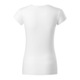 Tricou Femei, Guler V, personalizat "Grey Venetian Mask", 100%Bumbac, Alb, S